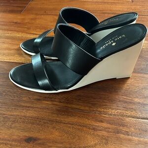 Kate Spade Abilene Black Leather Mules